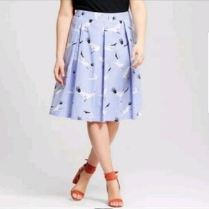 Target Who What Wear Striped Crane Skirt 6